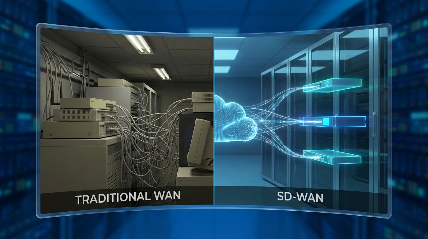 WAN Traditionnel vs SD-WAN